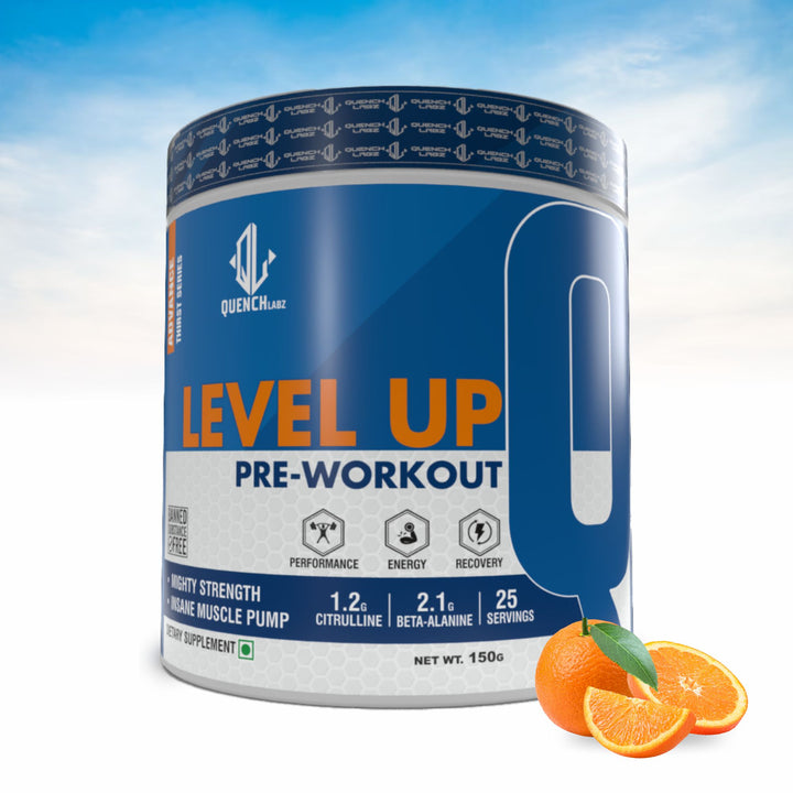 Level up Pre-Workout 150 gm - Quenchlabz