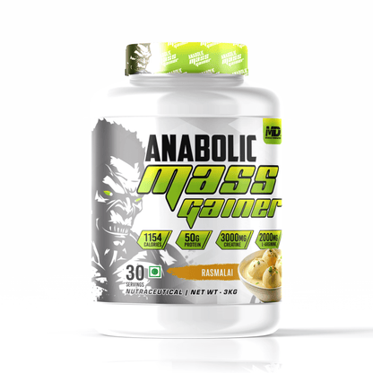 MD Anabolic Mass Gainer | 50g Protein | 3g Creatine | 2g L-Argnine | 1154kcal Energy