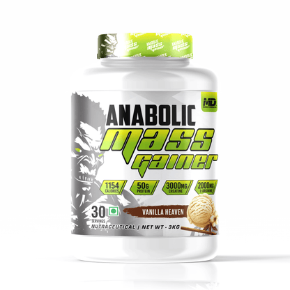 MD Anabolic Mass Gainer | 50g Protein | 3g Creatine | 2g L-Argnine | 1154kcal Energy