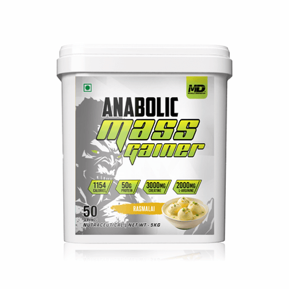 MD Anabolic Mass Gainer | 50g Protein | 3g Creatine | 2g L-Argnine | 1154kcal Energy