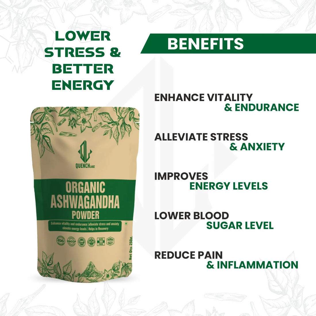 Organic Ashwagandha Powder - Nature's Stress Buster