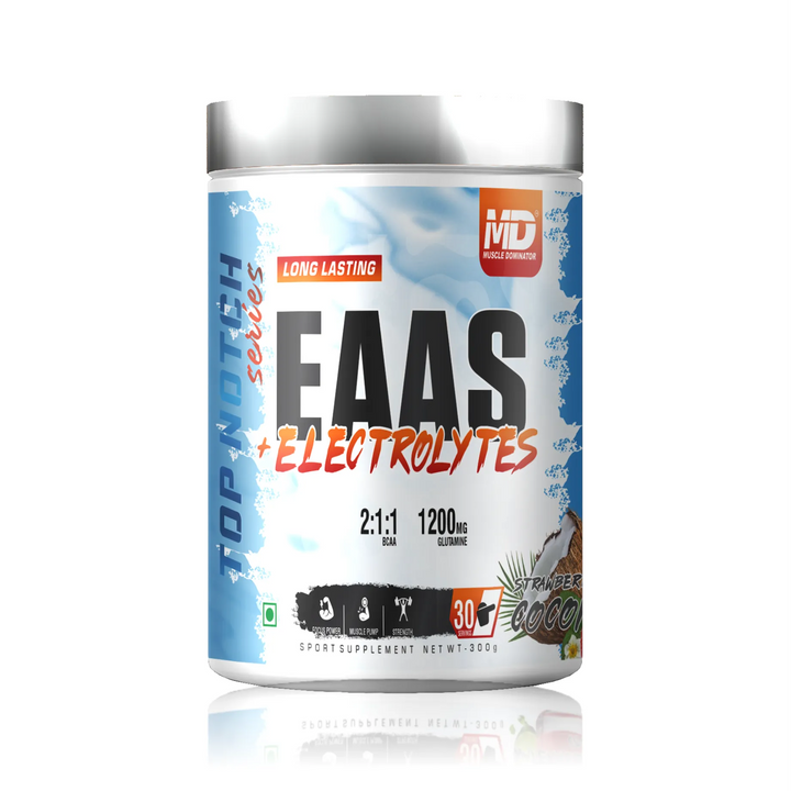 MD Long Lasting EAA + Electrolytes | 2:1:1 BCAA | 1.2g Glutamine | 30 Serving