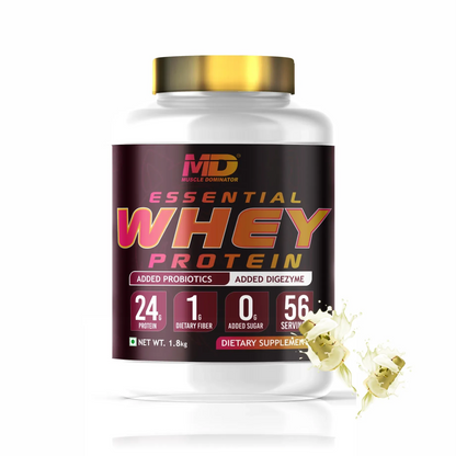 MD Essential Whey Protein | 24G Protein | 1G Dietary fiber