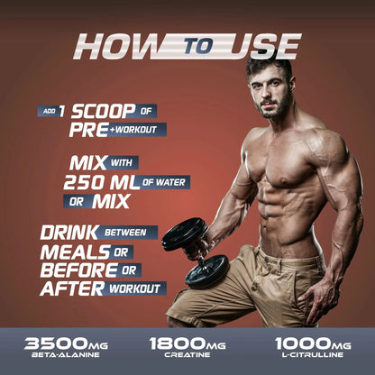 Fierce Pre-Workout | Citrulline | B-Alanine