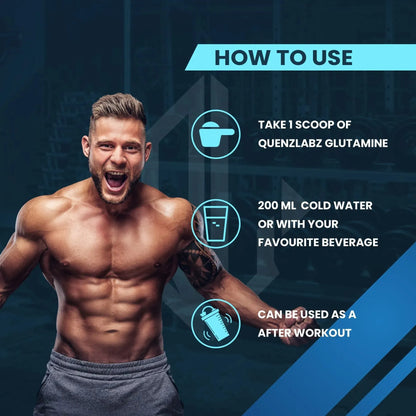 Glutamine 180 gm | Combo pack of 2