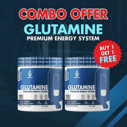 Glutamine 180 gm | Combo pack of 2