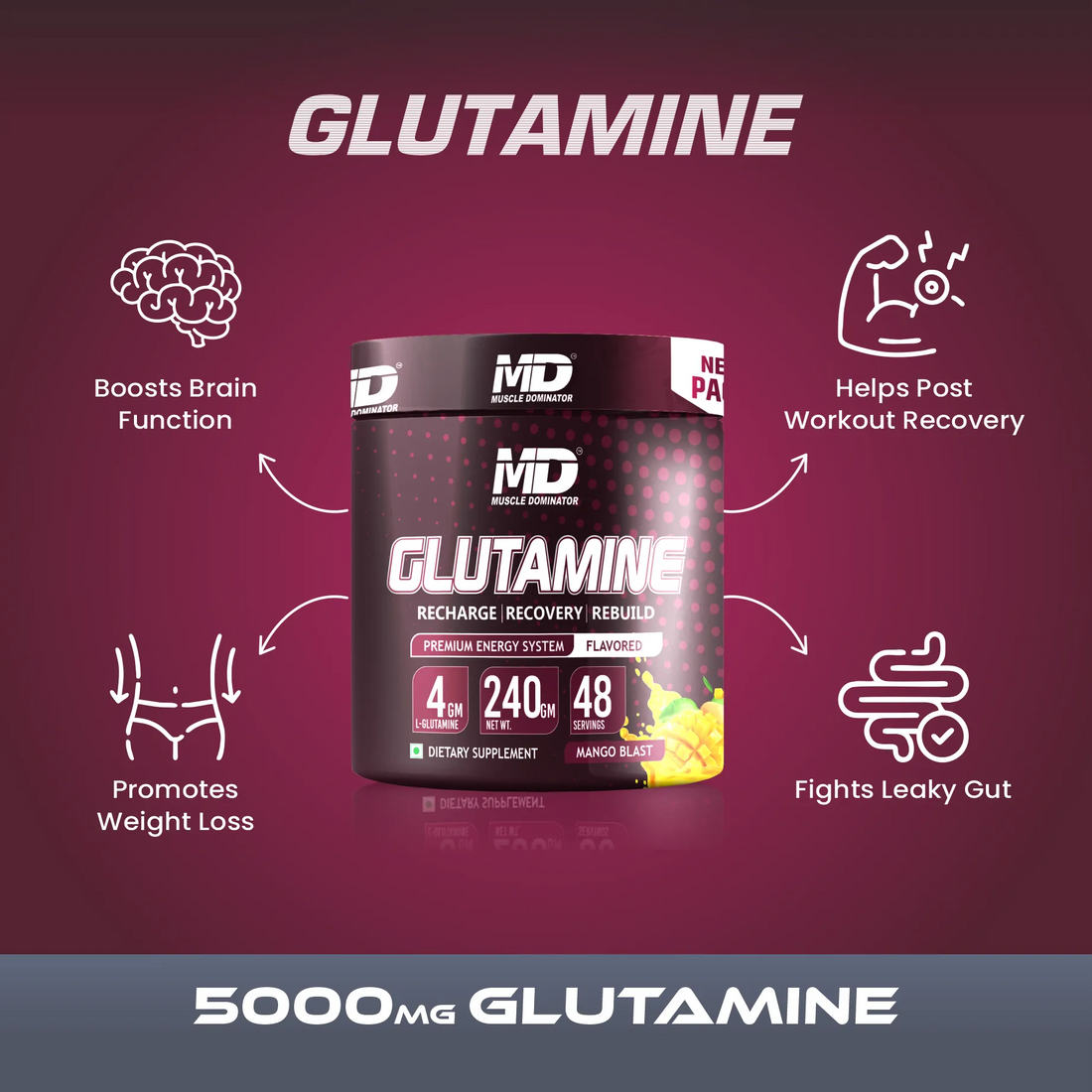 L-Glutamine Powder Glutamine