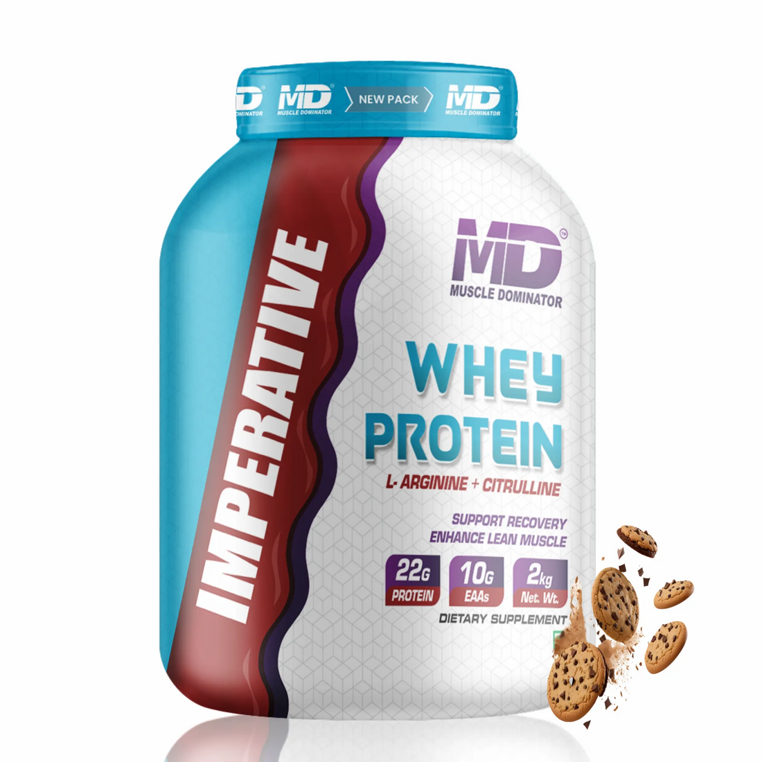 Imperative Whey Protein | 24 G Protein | 10 G EAA | With Shaker