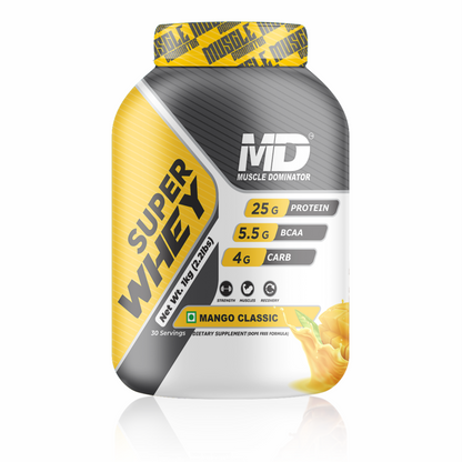 Super Whey Protein | 25 G Protein | 5.5 G BCAA | 4 G Carb