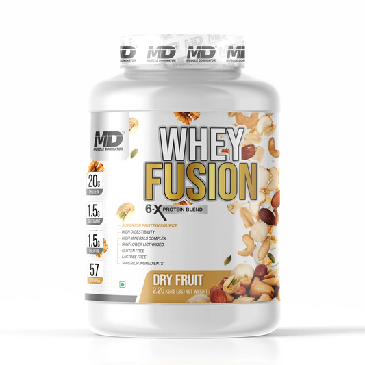 MD Whey Fusion | 20G Protein | 1.5G Glutamine | 1.5G Creatine