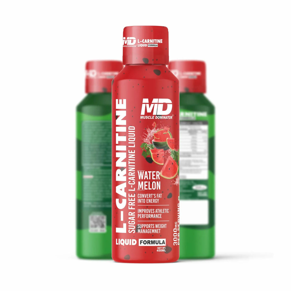 MD L-Carnitine Liquid | 3000 mg L-Carnitine  | 500 mg L-Arginine