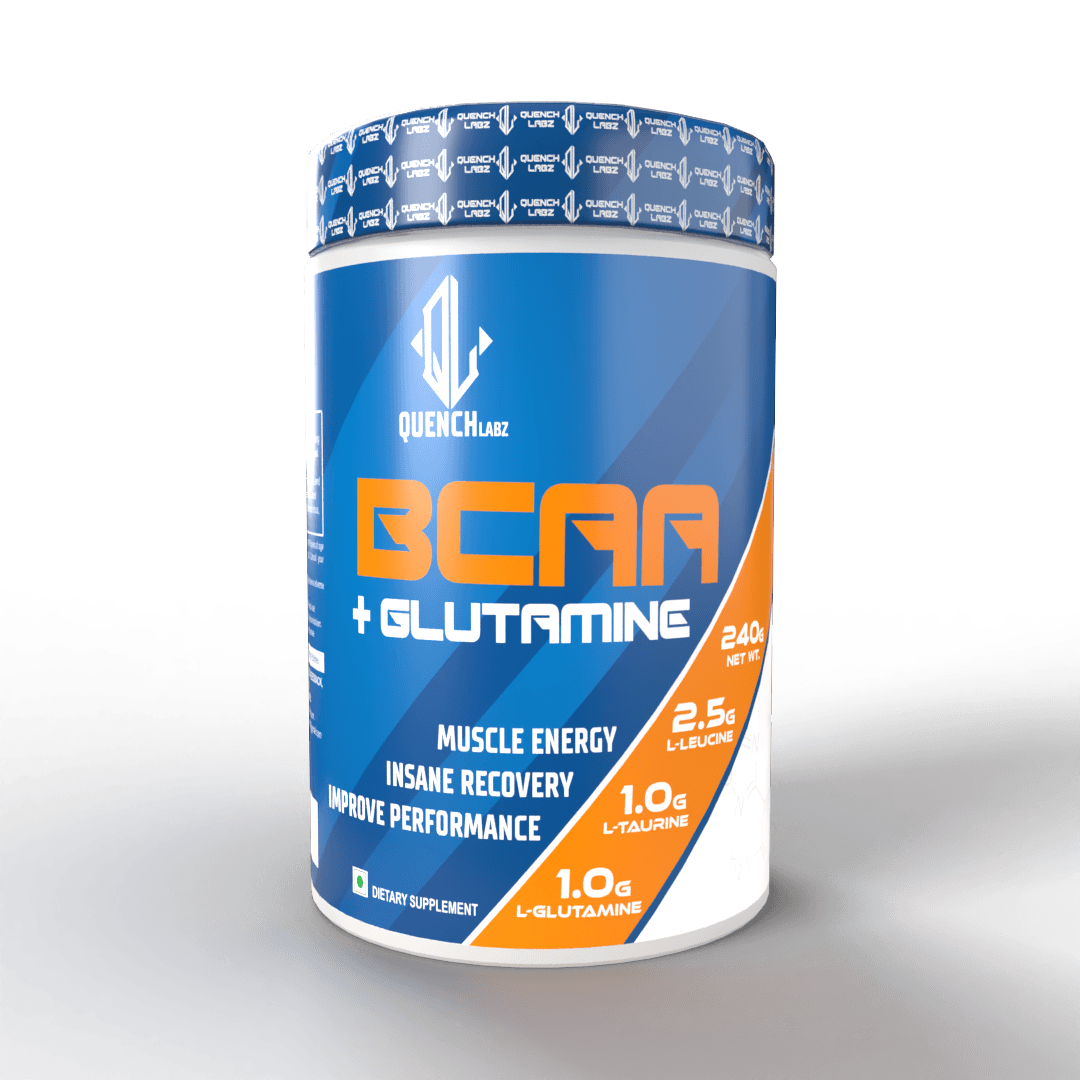 BCAA + Glutamine - Muscle Recovery Supplement - Quenchlabz