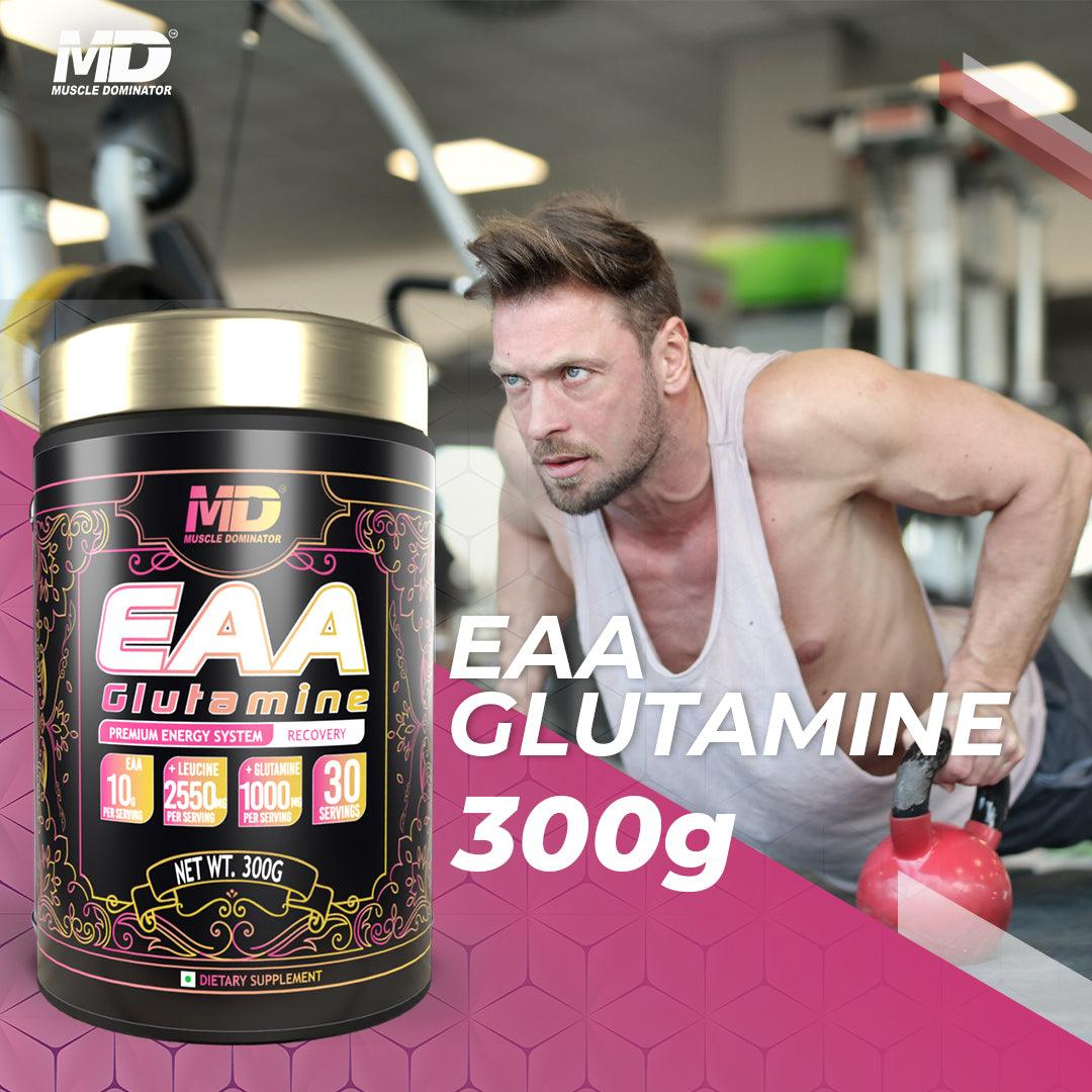 Black Series EAA | 1G Glutamine | 2.5 G Leucine | 300 Gm - Quenchlabz