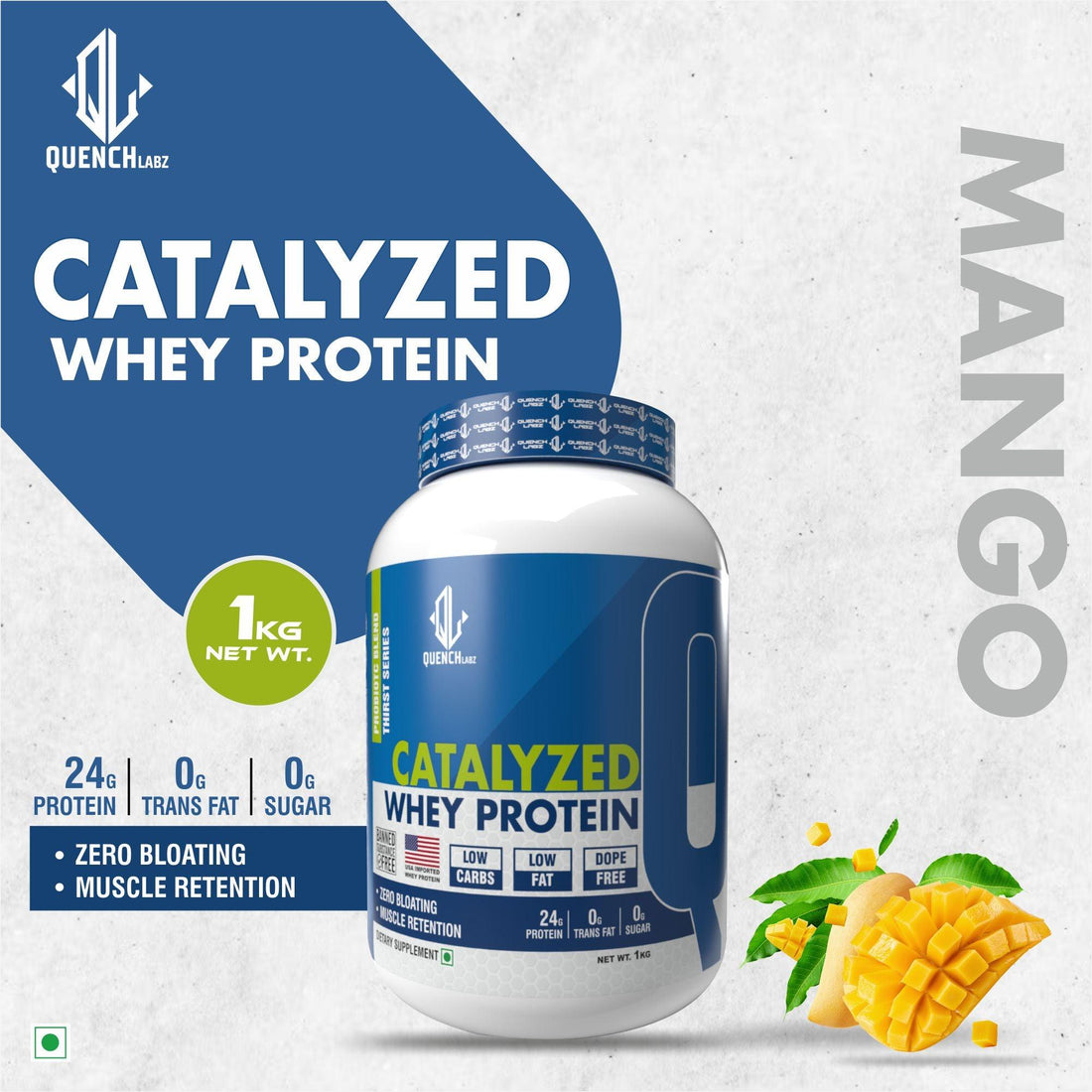 Catalyzed Whey Protein | 24 G Protein - Quenchlabz