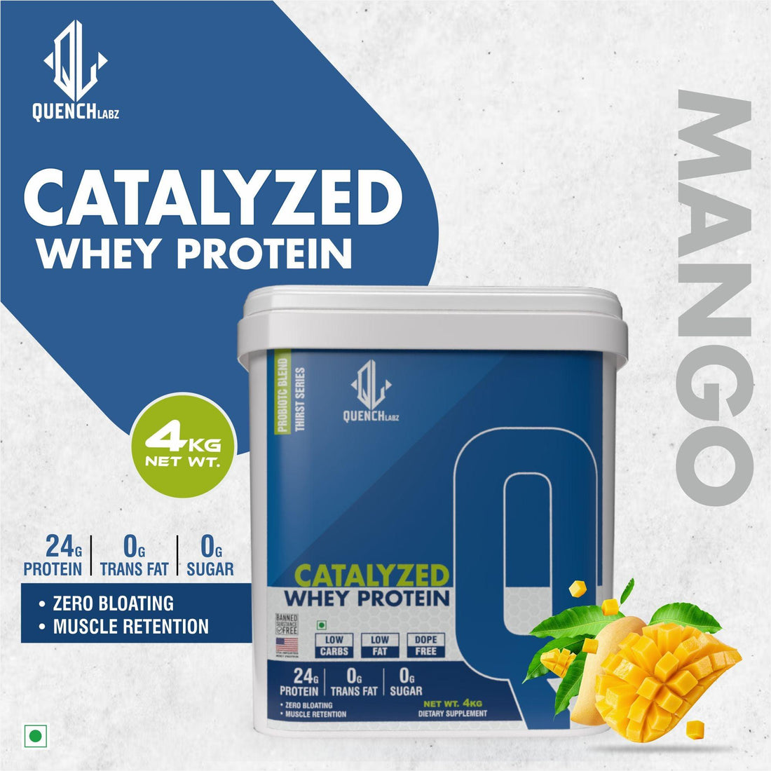 Catalyzed Whey Protein | 24 G Protein - Quenchlabz