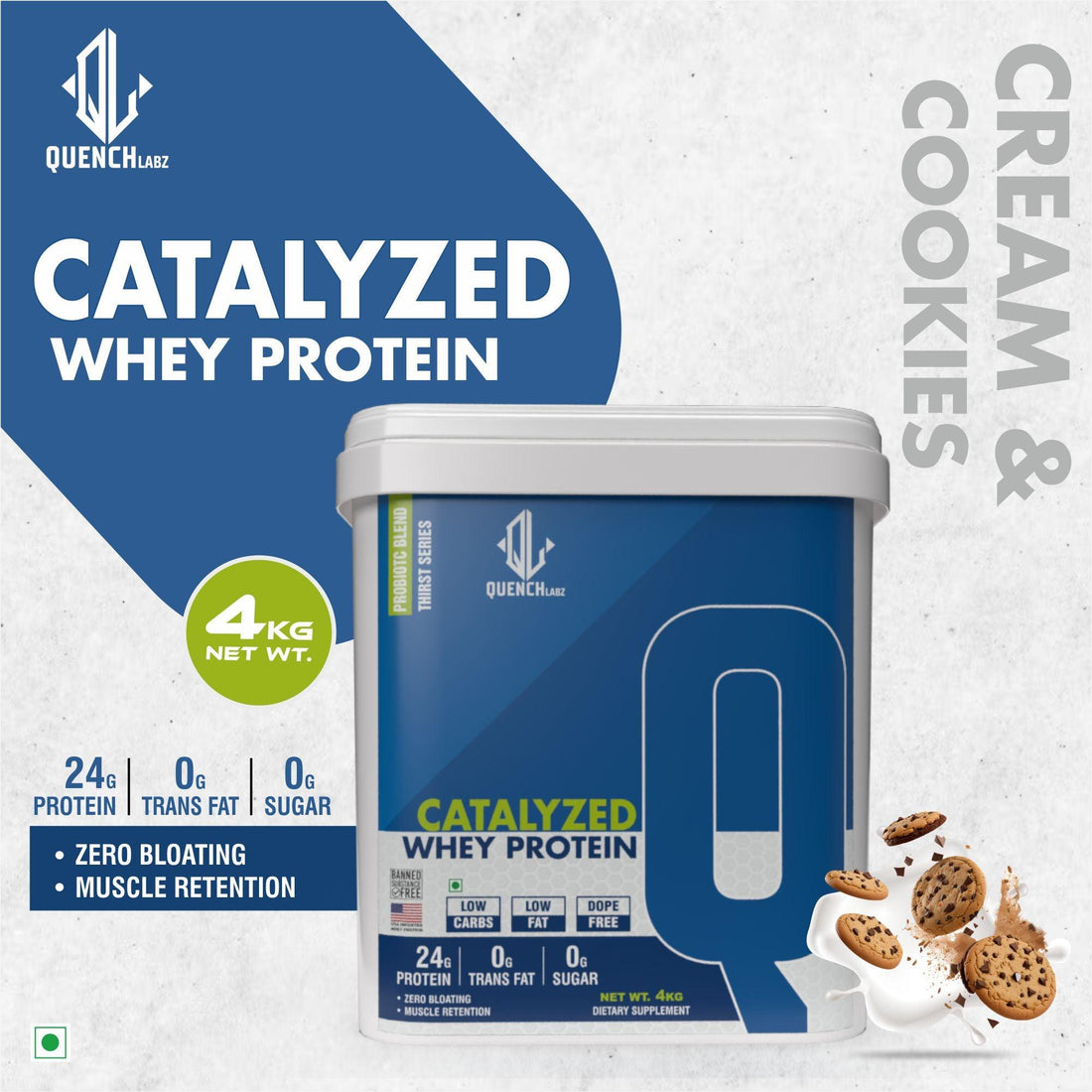 Catalyzed Whey Protein | 24 G Protein - Quenchlabz