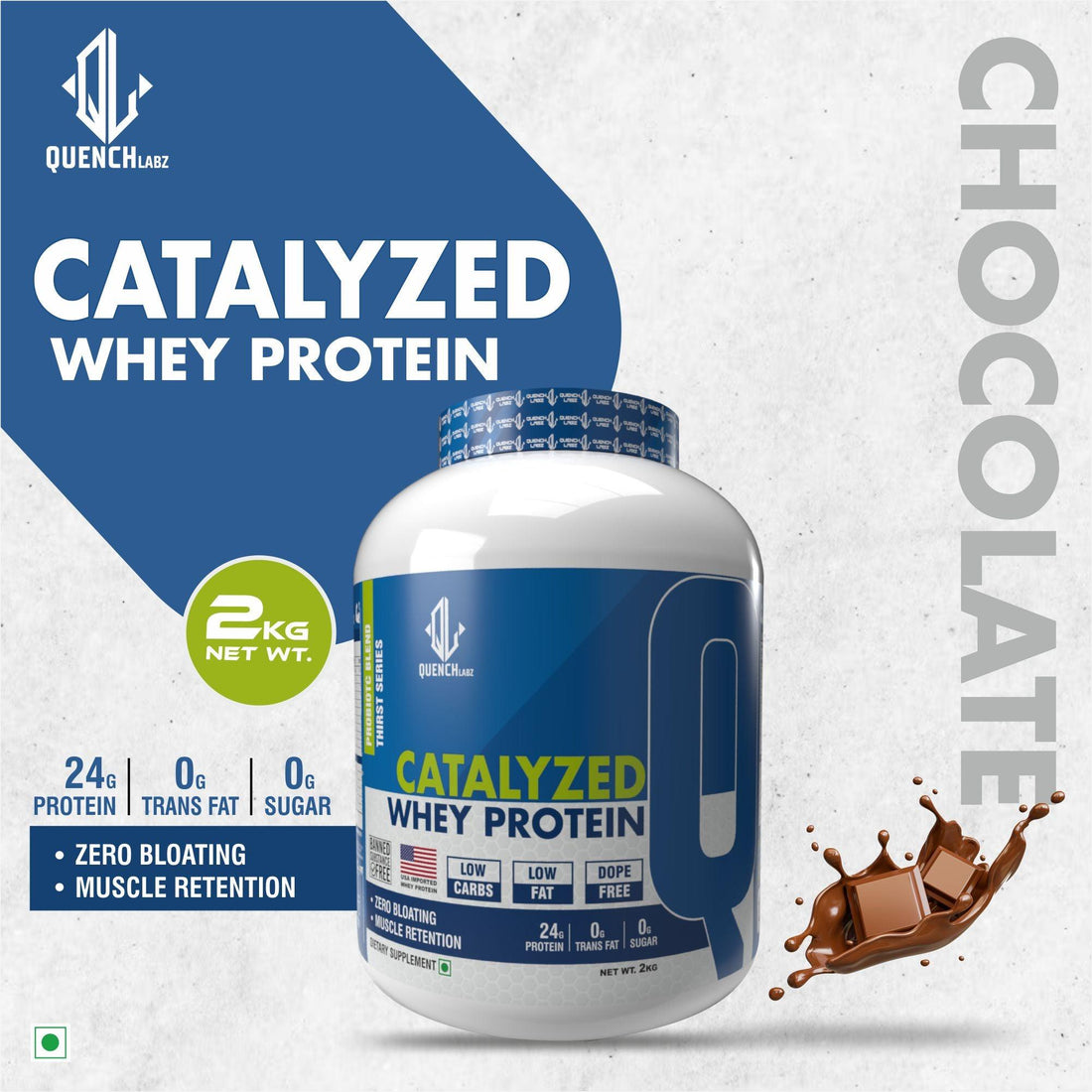 Catalyzed Whey Protein | 24 G Protein - Quenchlabz