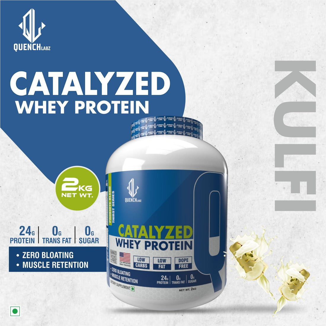 Catalyzed Whey Protein | 24 G Protein - Quenchlabz