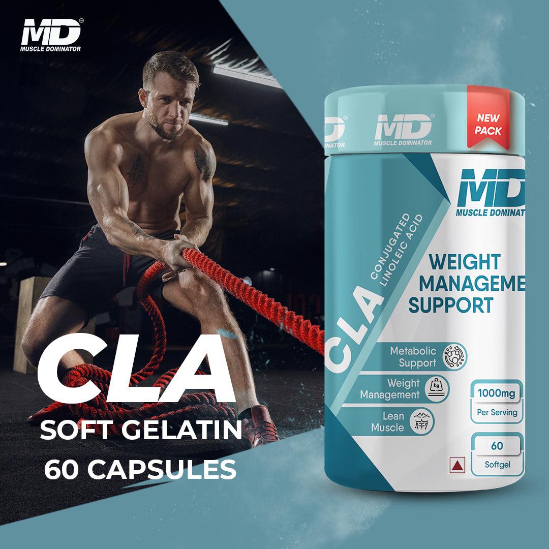 CLA 1000mg Fat Burner (60 Capsules) - Quenchlabz