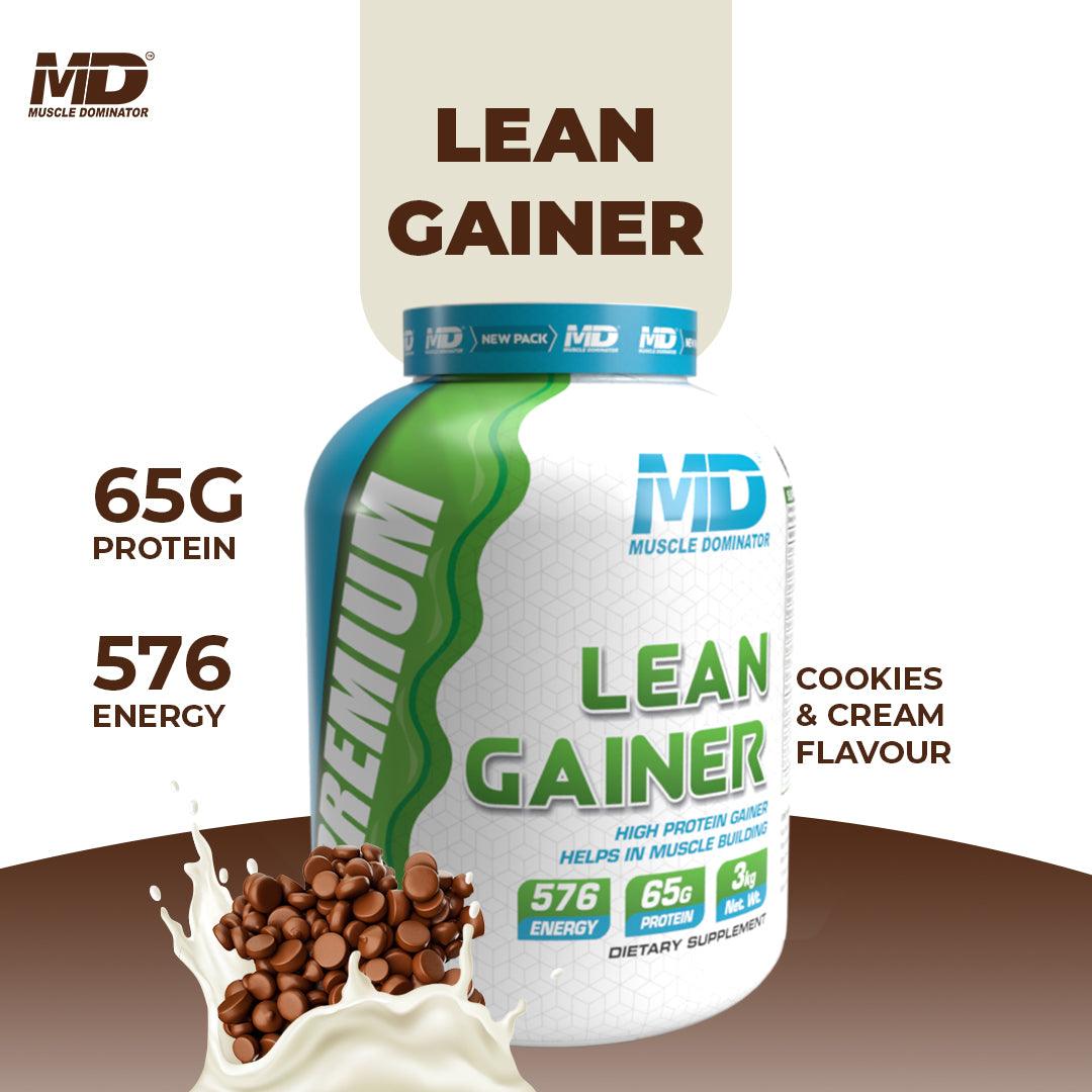 MD Premium Lean Gainer | 65 G Protein | 3 G Creatine - Quenchlabz