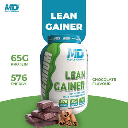 MD Premium Lean Gainer | 65 G Protein | 3 G Creatine - Quenchlabz