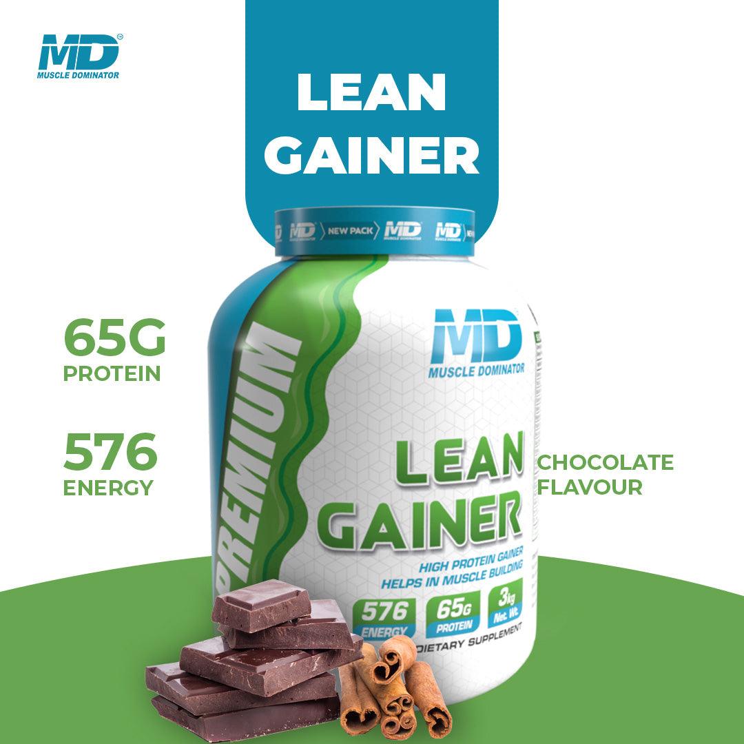 MD Premium Lean Gainer | 65 G Protein | 3 G Creatine - Quenchlabz