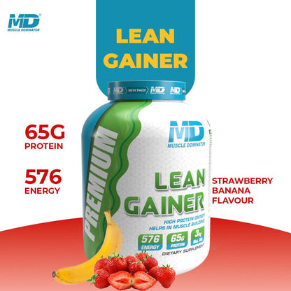 MD Premium Lean Gainer | 65 G Protein | 3 G Creatine - Quenchlabz