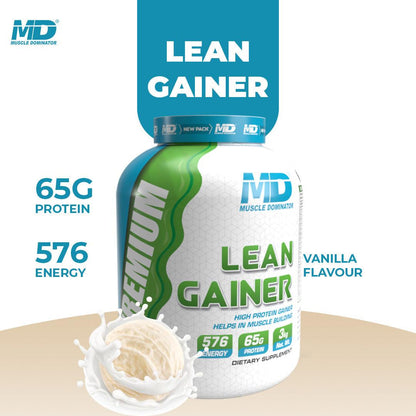 MD Premium Lean Gainer | 65 G Protein | 3 G Creatine - Quenchlabz