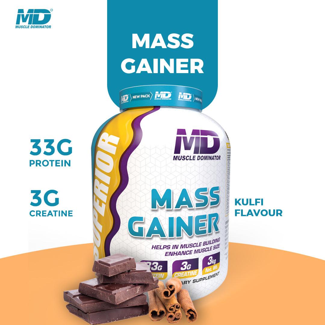 MD Superior Mass Gainer | 33 G Protein | 3 G Creatine - Quenchlabz