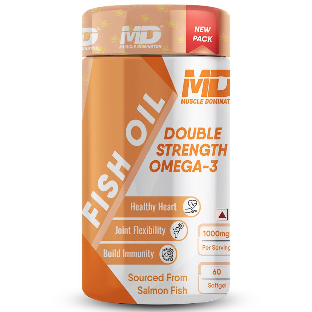 Omega-3 Double Strength 1000mg Fish Oil - Quenchlabz