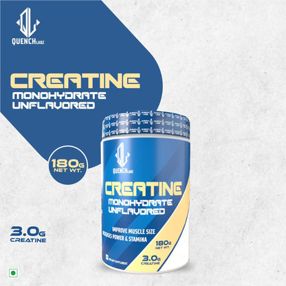 Pre-Workout 240 Gm + Creatine Monohydrate 180 Gm - Quenchlabz