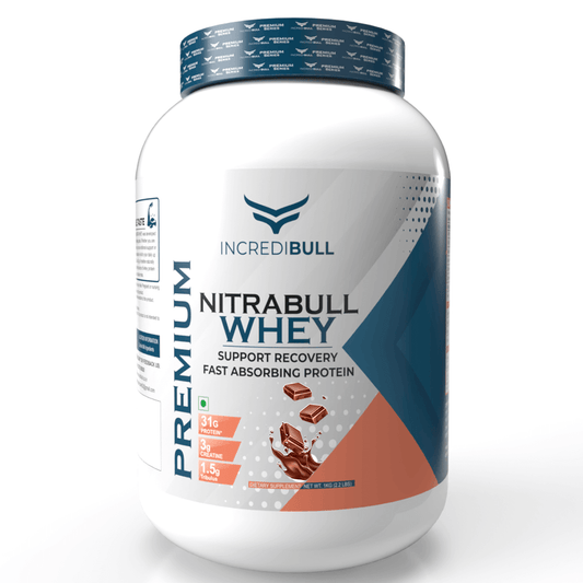 Premium Nitrabull Whey | 31 G Protein | 3 G Creatine | 1.5 G Tribulus - Quenchlabz