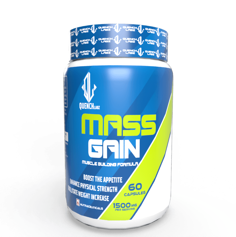 QuenchLabz - Mass Gain Capsules - Natural Ayurvedic Formula - Quenchlabz