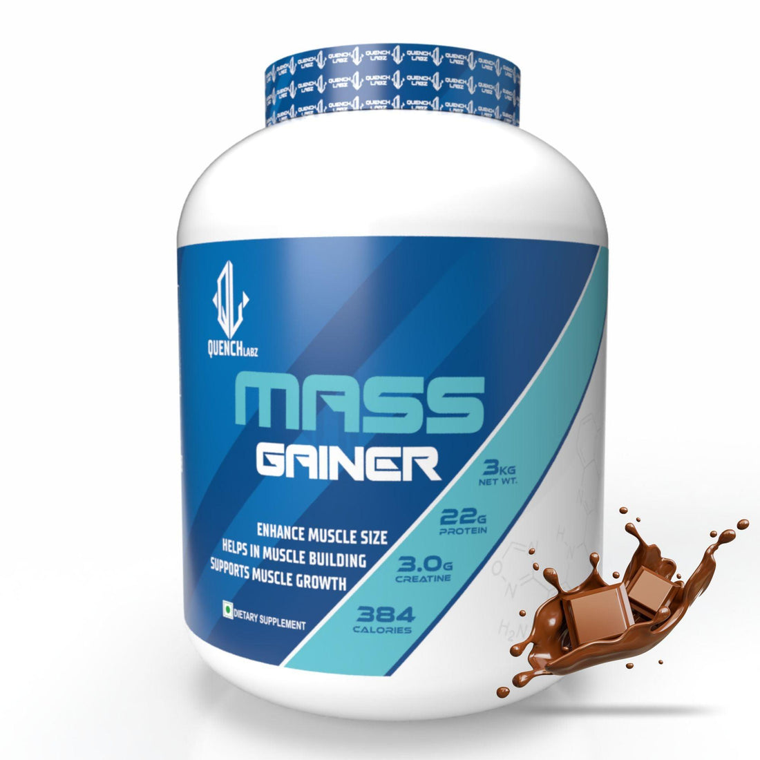 QuenchLabz - Mass Gainer 3 Kg - Unlock Your True Potential - Quenchlabz