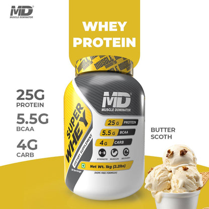 Super Whey Protein | 25 G Protein | 5.5 G BCAA | 4 G Carb - Quenchlabz