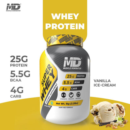 Super Whey Protein | 25 G Protein | 5.5 G BCAA | 4 G Carb - Quenchlabz