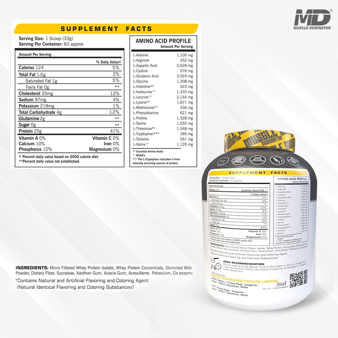 Super Whey Protein | 25 G Protein | 5.5 G BCAA | 4 G Carb - Quenchlabz