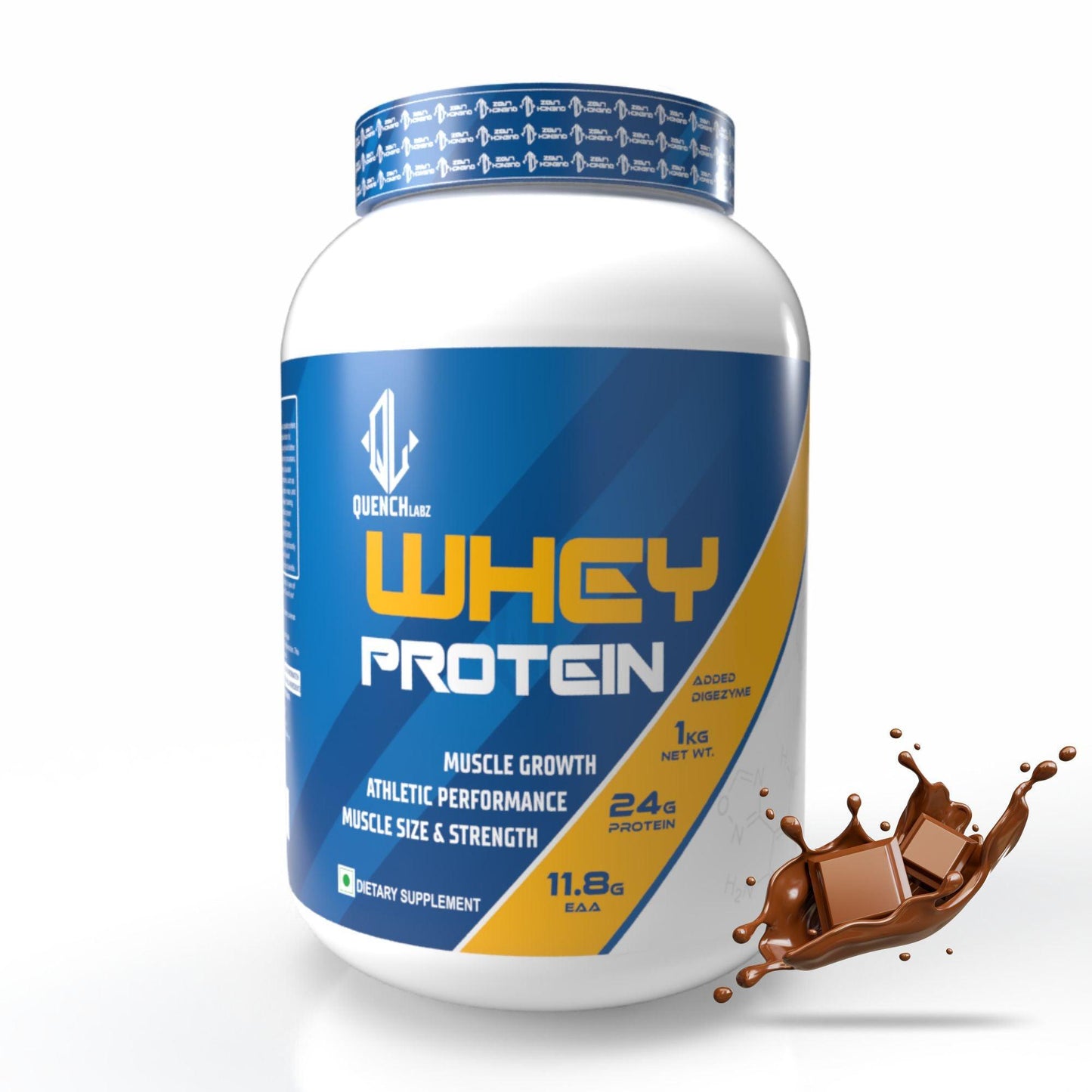Whey Protein | Clinically Tested 50% Higher Protein Absorption - Quenchlabz