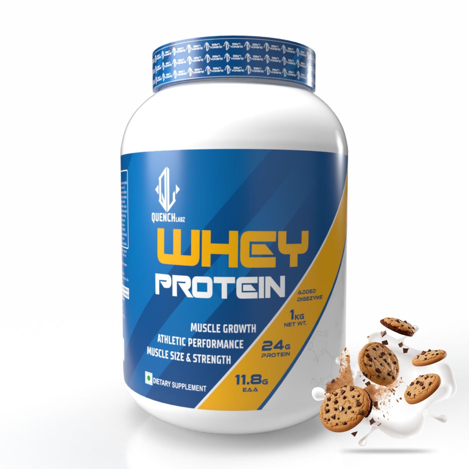 Whey Protein | Clinically Tested 50% Higher Protein Absorption - Quenchlabz