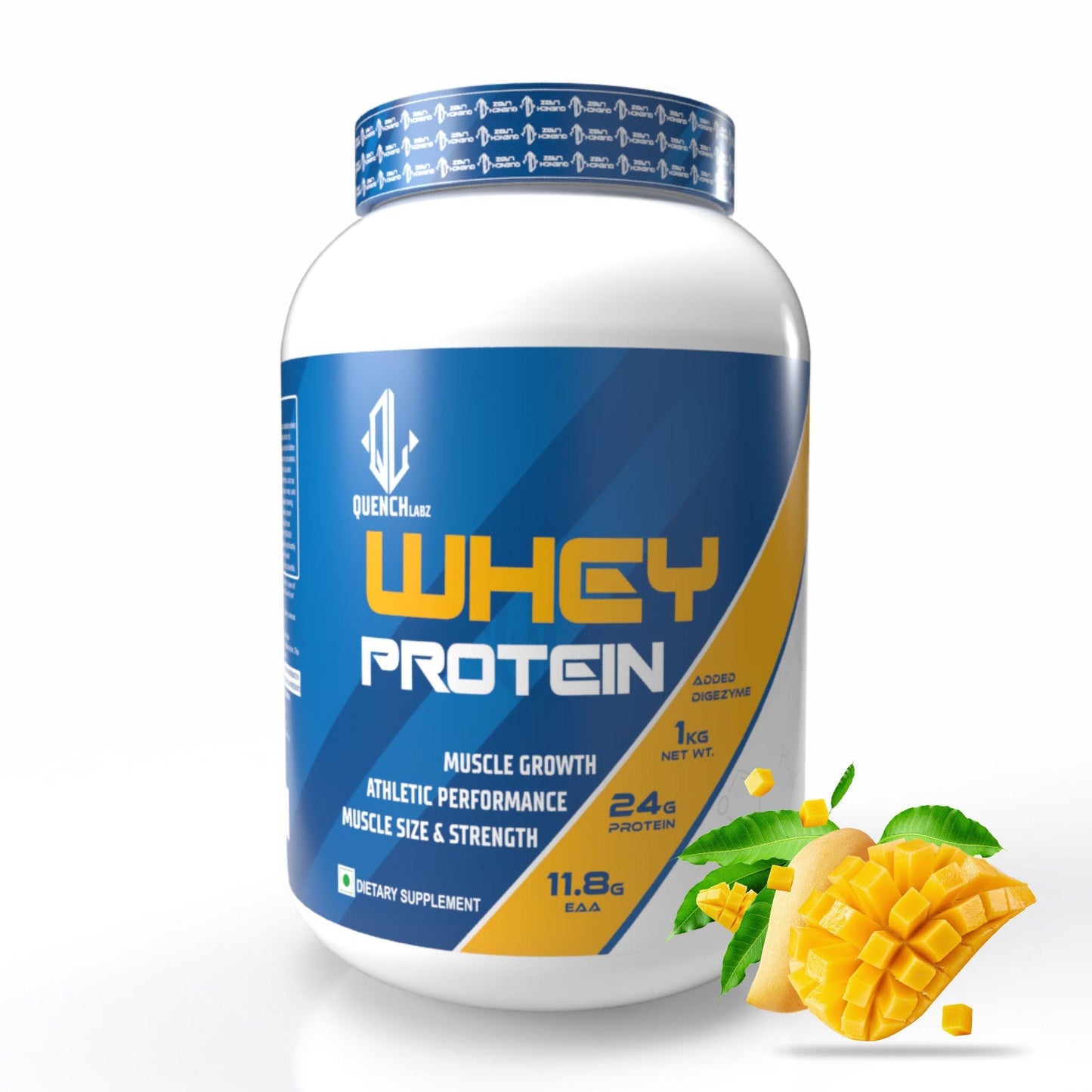 Whey Protein | Clinically Tested 50% Higher Protein Absorption - Quenchlabz