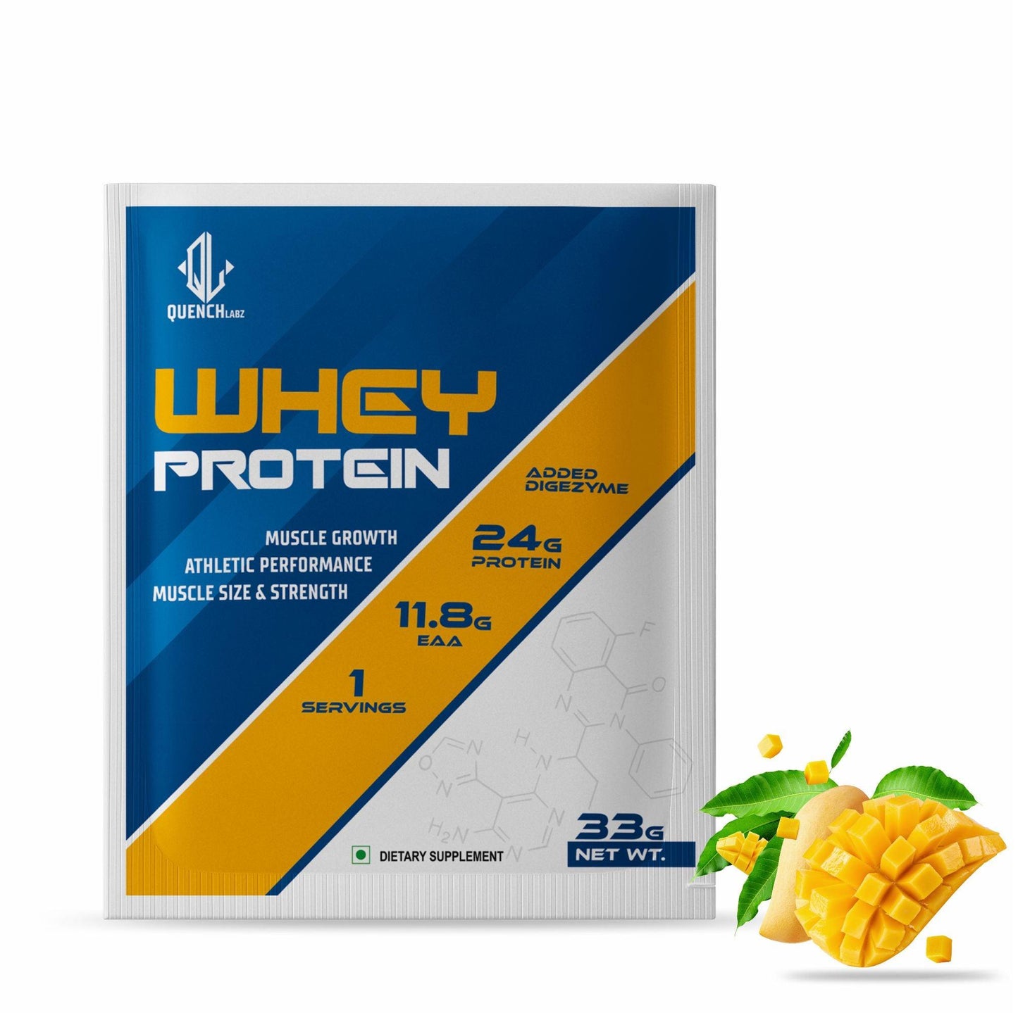 Whey Protein | Clinically Tested 50% Higher Protein Absorption - Quenchlabz