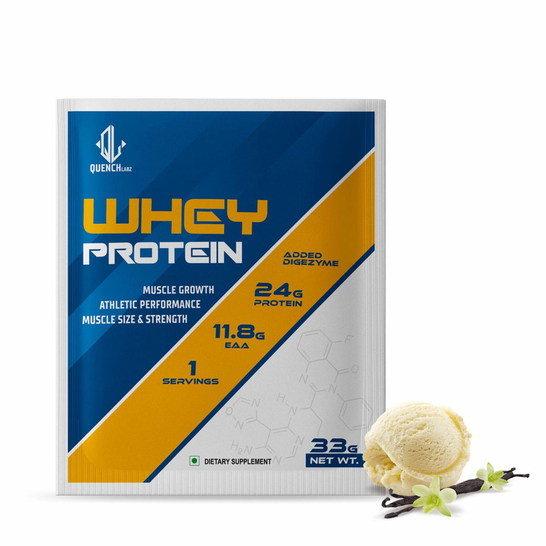 Whey Protein | Clinically Tested 50% Higher Protein Absorption - Quenchlabz