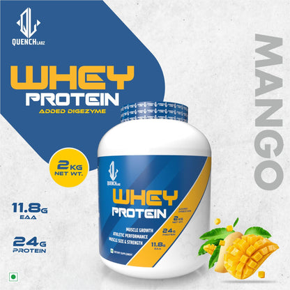 Whey Protein | Clinically Tested 50% Higher Protein Absorption - Quenchlabz